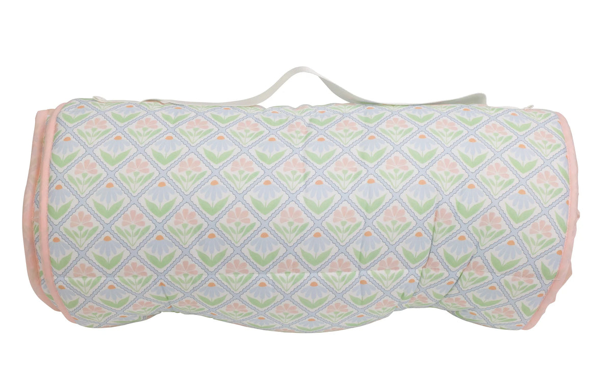 Apple of My Isla Pastel Floral Nap Mat