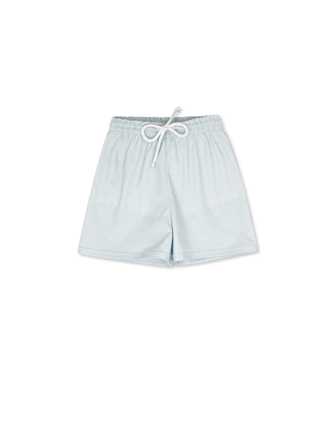Lullaby Set Barnes Minigingham Bathing Suit-Lt. Blue