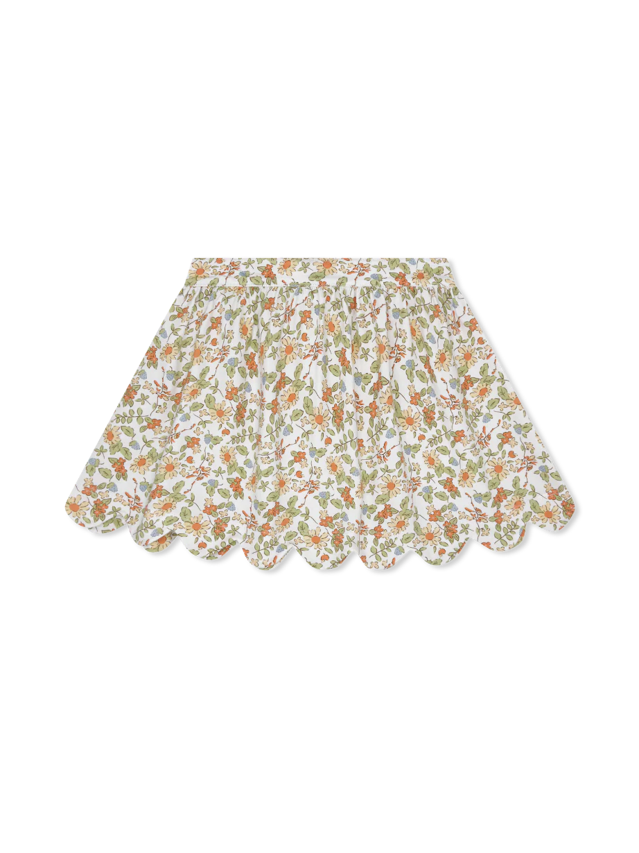 Lullaby Set Susie Scallop Skirt-Hearthside Floral