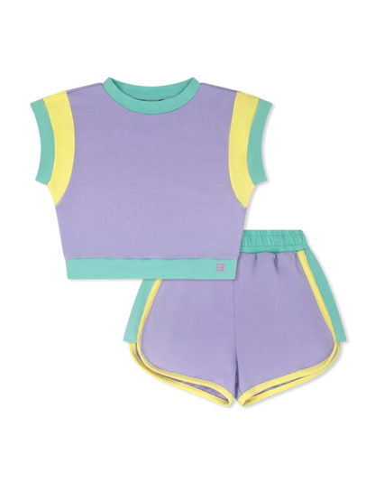 Set Ellie Short Set- Purple Multi