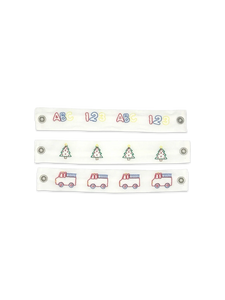 Lullaby Set Noah Red Gingham Boy Tab Bubble