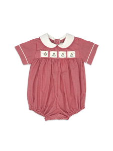 Lullaby Set Noah Red Gingham Boy Tab Bubble