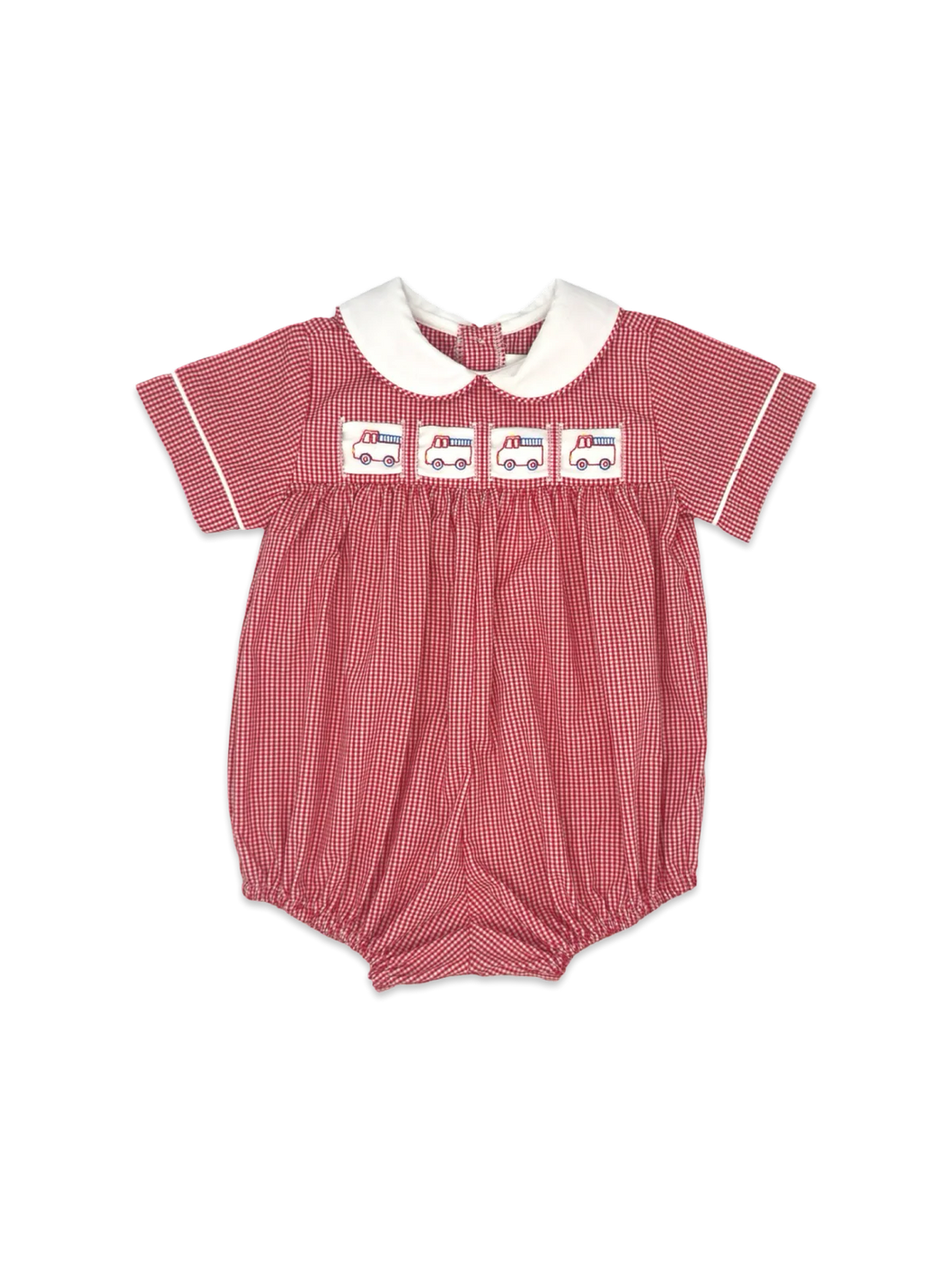 Lullaby Set Noah Red Gingham Boy Tab Bubble