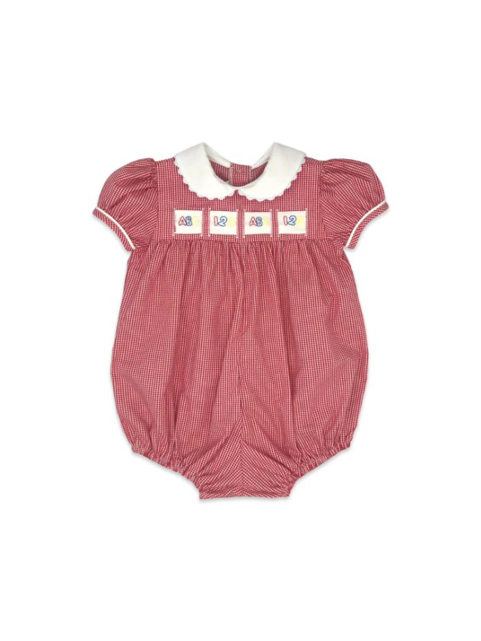 Lullaby Set Ruth Red Gingham GirlTab Bubble