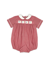 Lullaby Set Noah Red Gingham Boy Tab Bubble