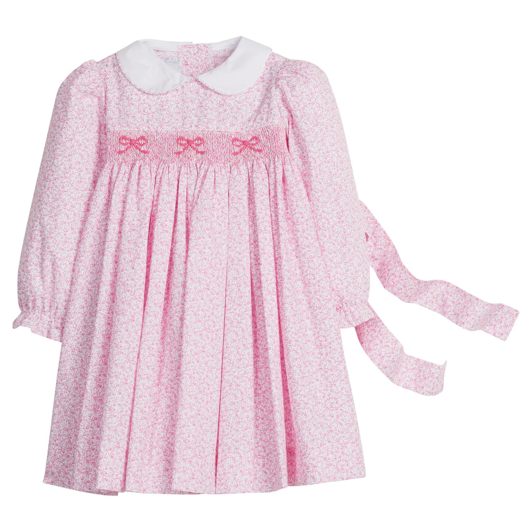 LE Smocked Natalie Dress-Pink Vinnings