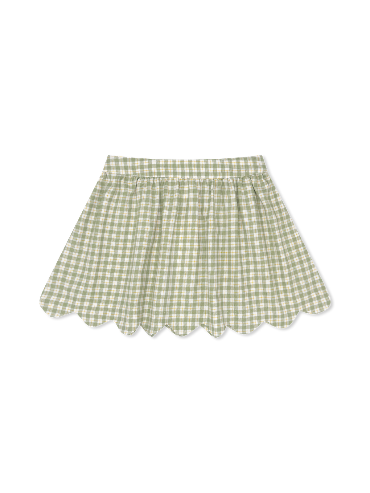 Lullaby Set Susie Scallop Skirt-Pinecrest Plaid