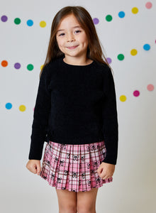 Design History Black Velvet Sweater