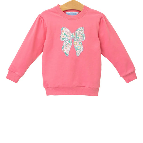 Trotter Street French Terry Bow Pullover