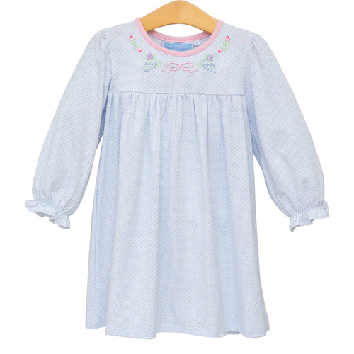 Trotter Street Floral Embroidery Dress