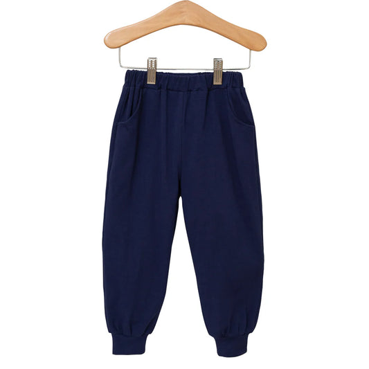 Trotter Street Joggers-Navy