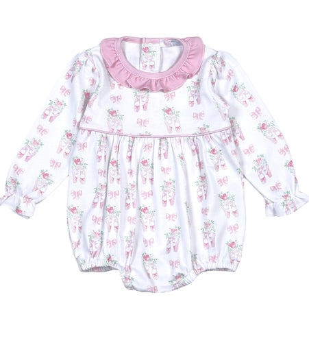 Baby Loren Twinkle Toes Pima Ruffled Bubble
