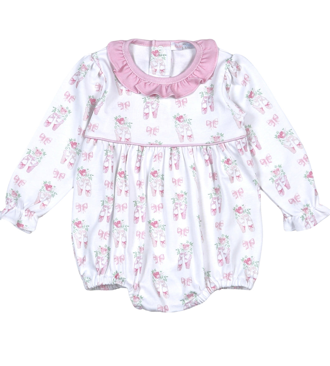 Baby Loren Twinkle Toes Pima Ruffled Bubble