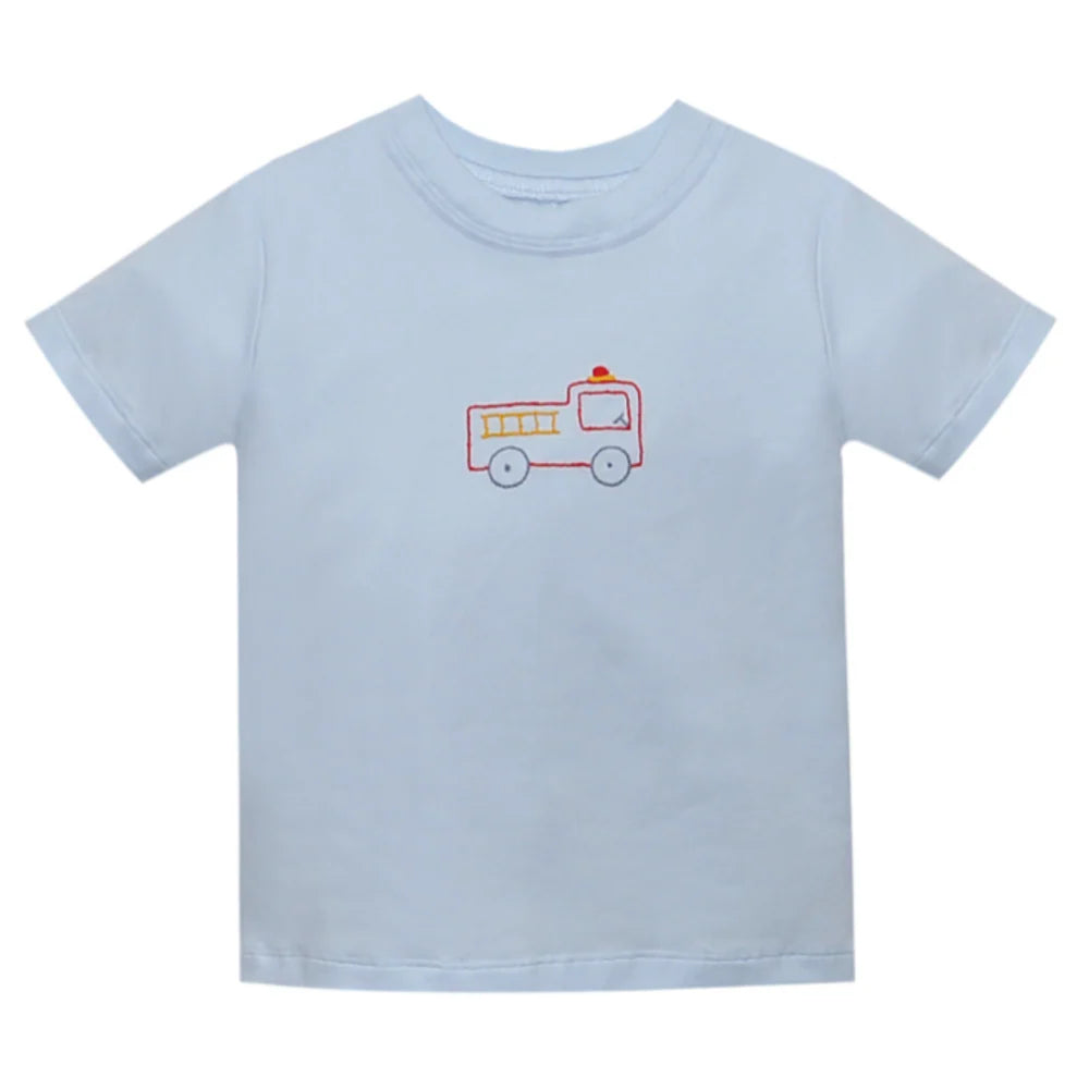 RN Blue Forest Shirt-Fire Truck
