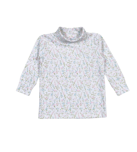 Baby Loren Vivian Floral Pima Turtleneck
