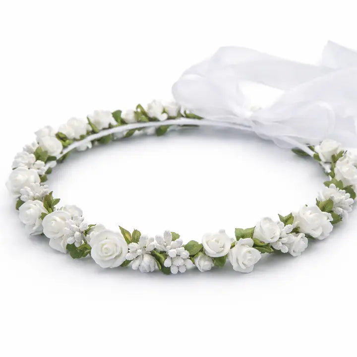 BajaBella Wreath w/ White Flowers & Greenery