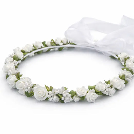 BajaBella Wreath w/ White Flowers & Greenery