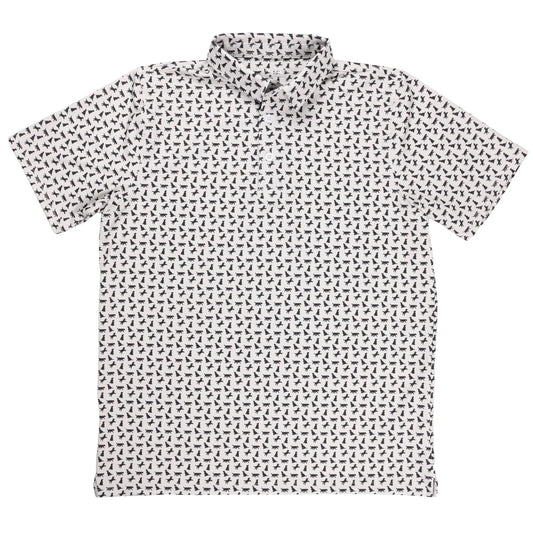 Bald Head Blues Black Lab Polo