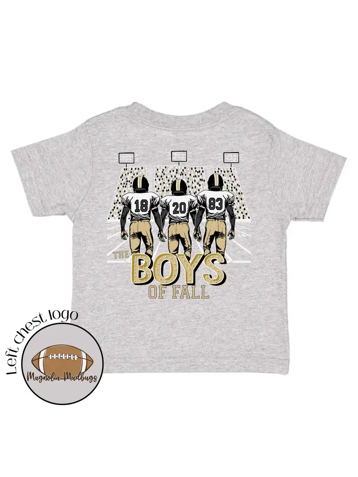 Magnolia Mudbugs Boys of Fall T Shirt-Black/Gold