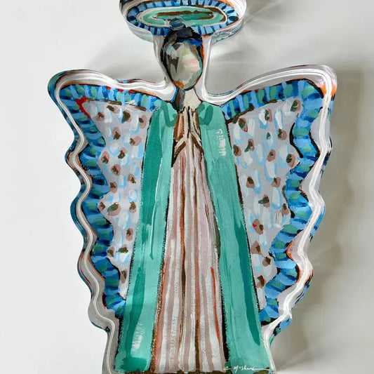 Angel Brunette Acrylic Cutout-Large