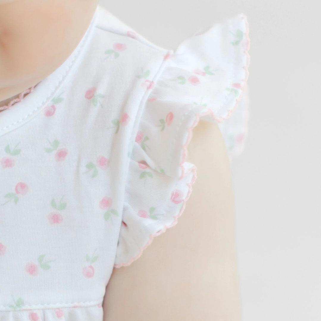 Magnolia Baby Juliette's Classics Printed Flutters Bubble-Pink