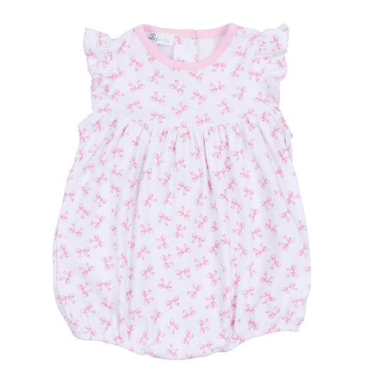 MB Baby Bows Print Flutters Bubble
