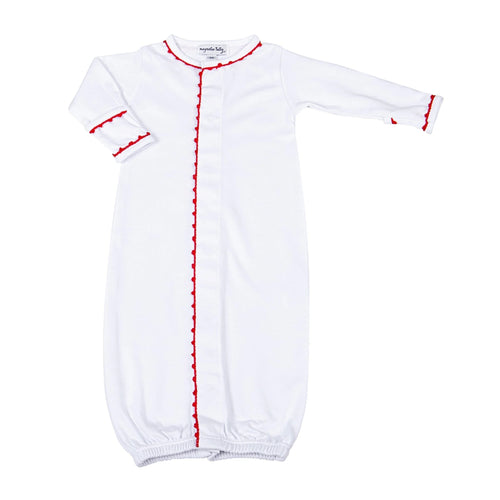 MB White Converter w/ Red Crochet Trim