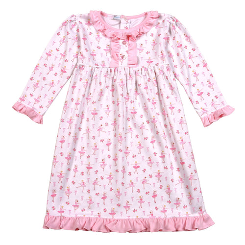 Baby Loren Ballet Dancers Pima Nightgown