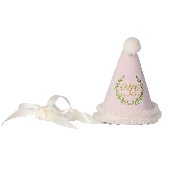 Over the Moon ONE Pink Party Hat