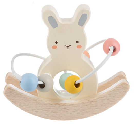 Ganz 5" Rocking Bunny Bead Maze