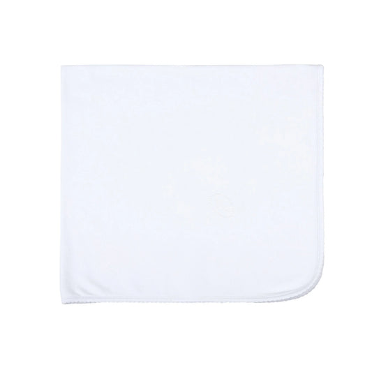 MB Blessed Emb. Receiving Blanket-White