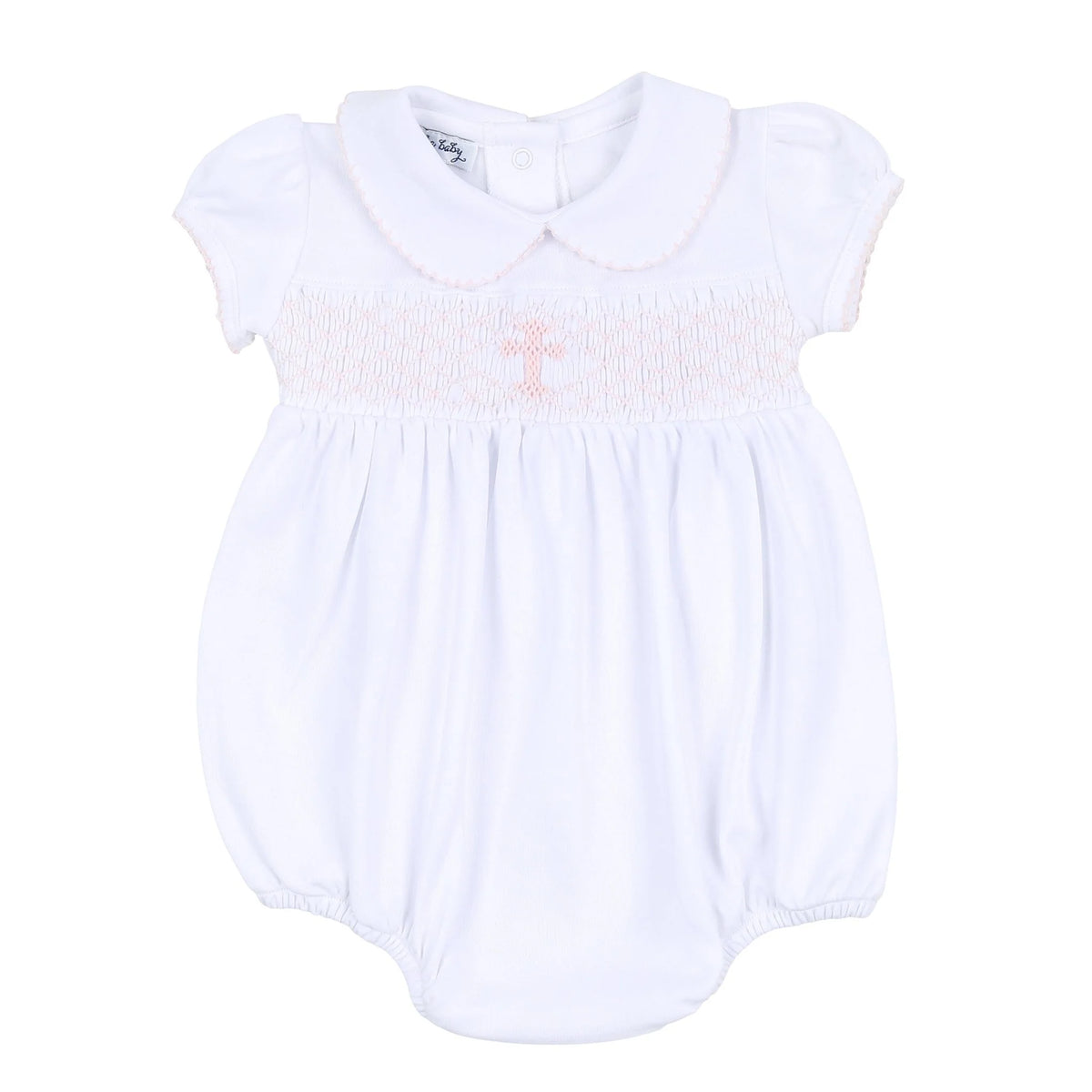 MB Blessed Smocked Bubble-Pink
