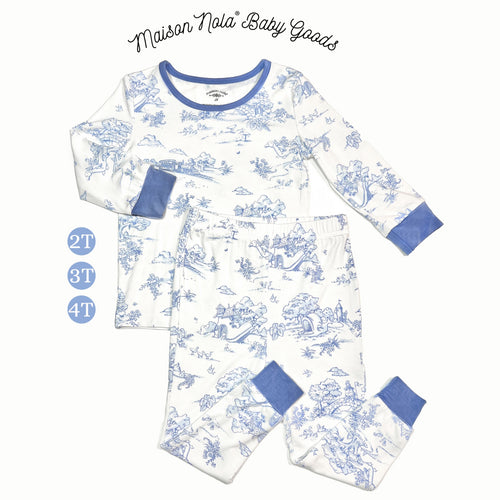 Maison Nola Storyland Pajama Set-Blue