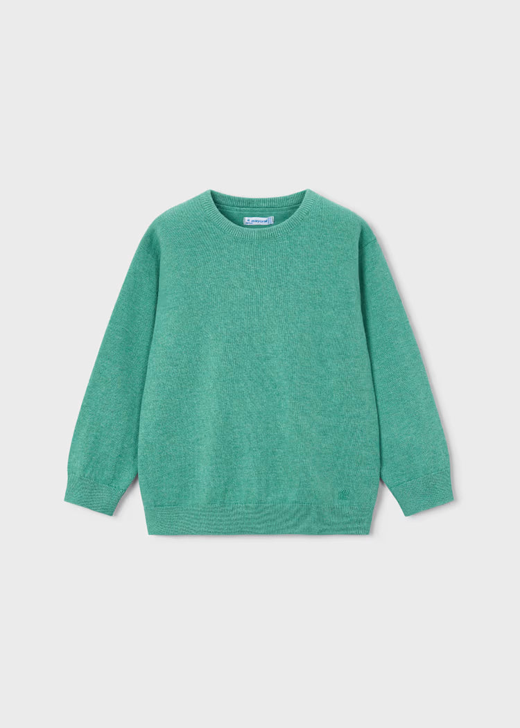 Mayoral Crewneck Sweater-Acacia Green