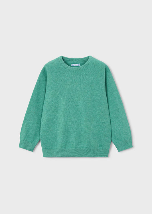 Mayoral Crewneck Sweater-Acacia Green