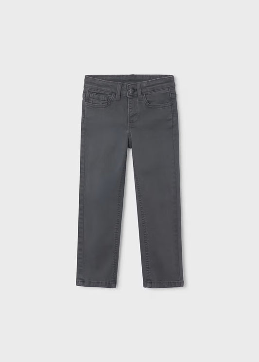 Mayoral 5 Pocket Slim Fit Pant - Blackboard Charcoal