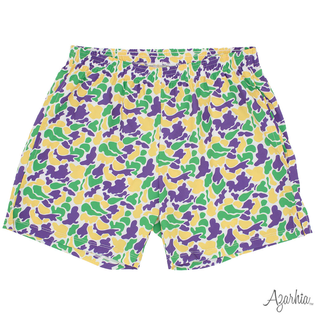 Azarhia Mardi Gras Camo Billy Short