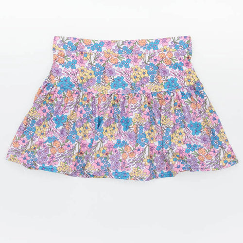 Azarhia Gathered Skort-Wild Flowers