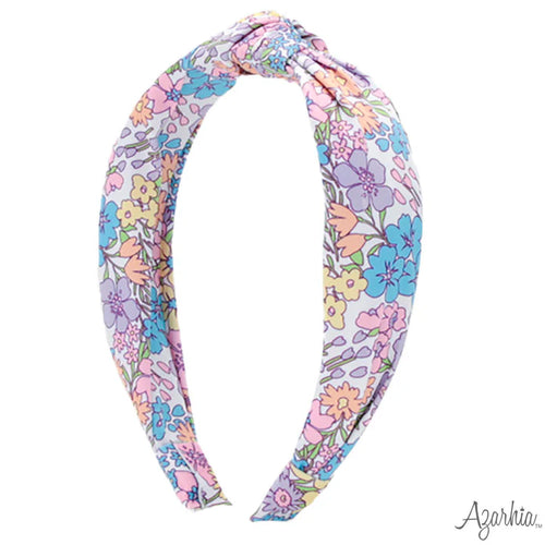 Azarhia Top Knot Headband-Wild Flowers