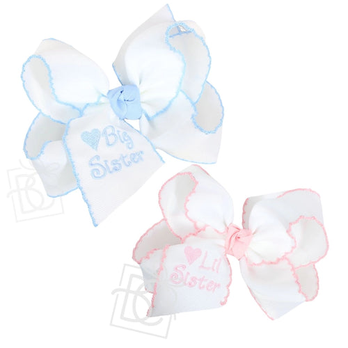 BC Big Sister Embroidered Bow