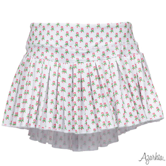 Azarhia Candy Cane Mini Pleated Skort