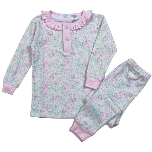 Baby Loren Casey Floral Pima PJ Set