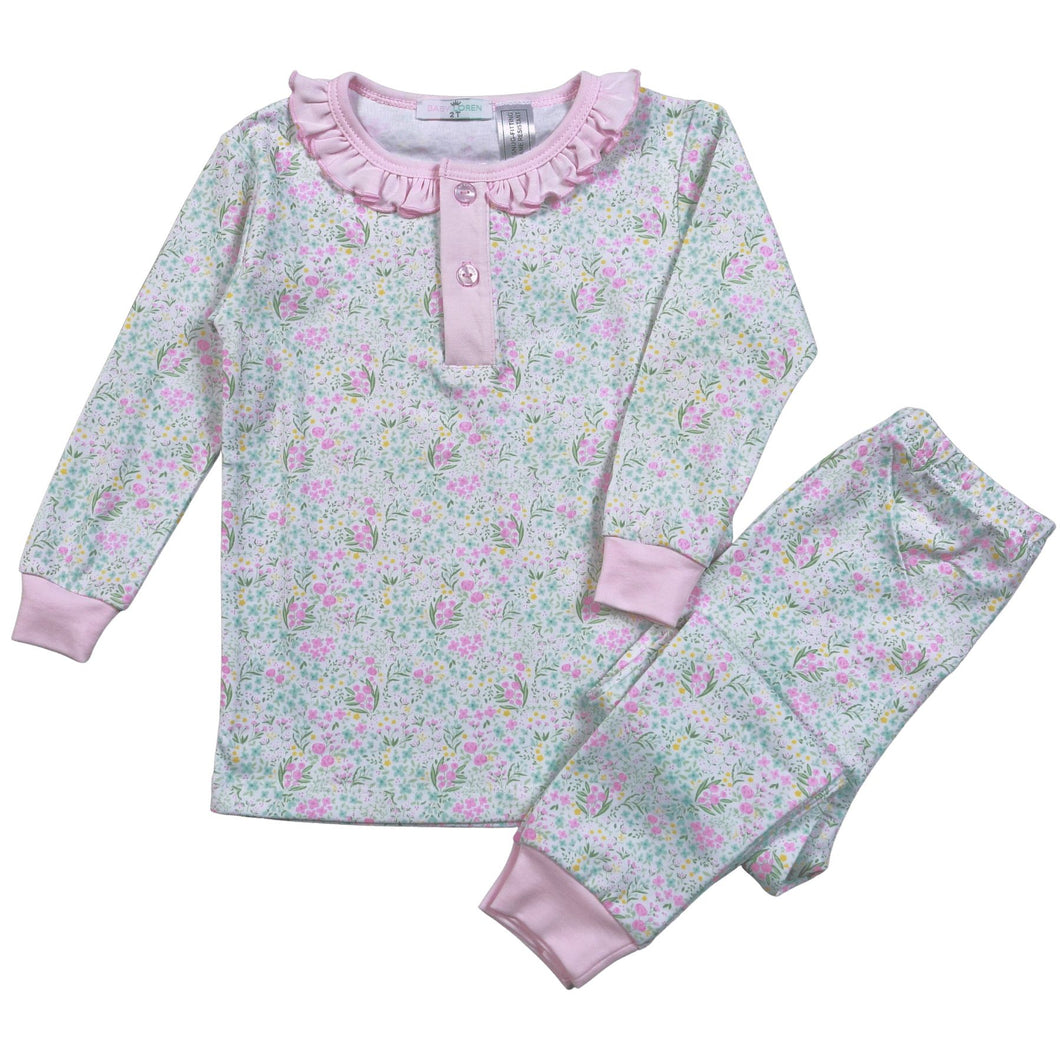 Baby Loren Casey Floral Pima PJ Set