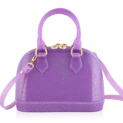 Carrying Kind Cate Purple Sparkle Purse