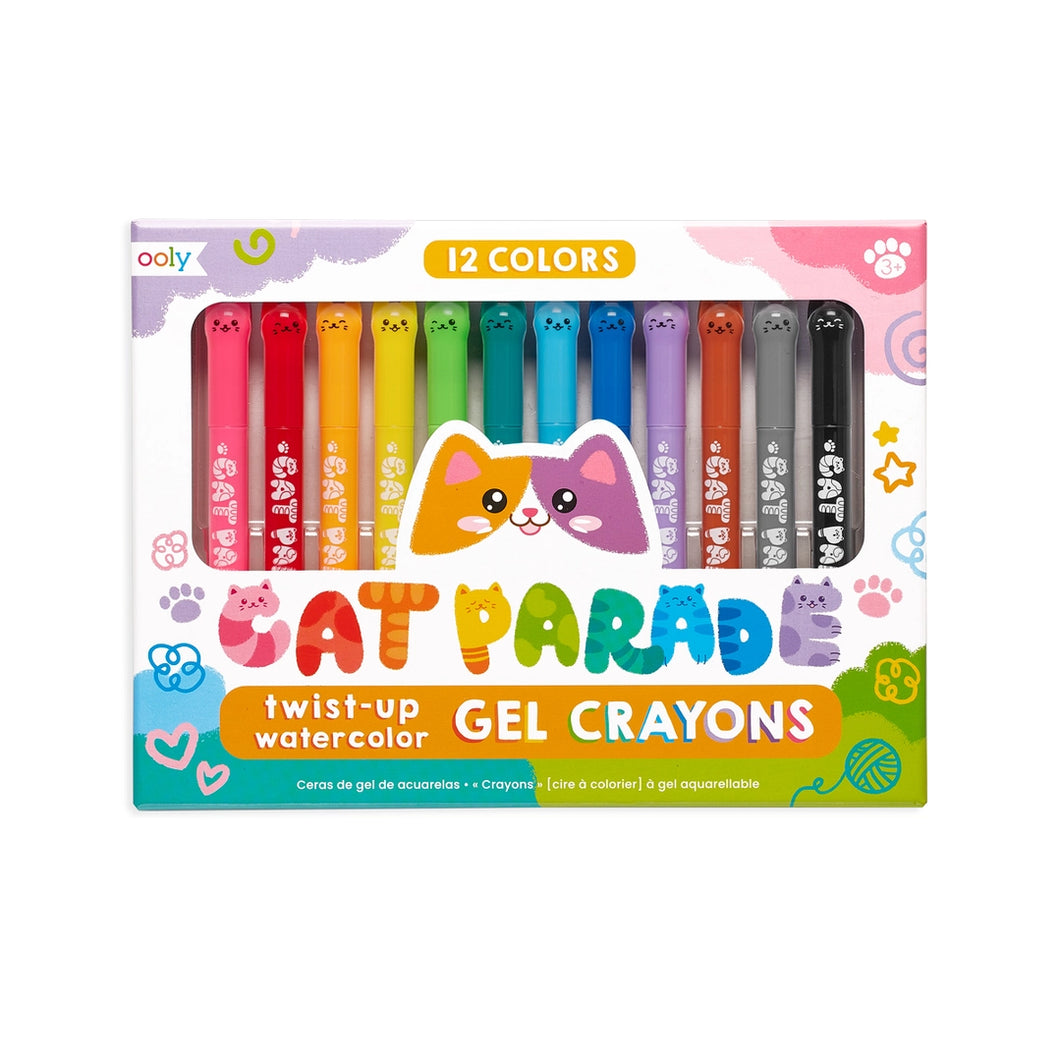 Ooly Cat Parade Gel Crayons-set of 12