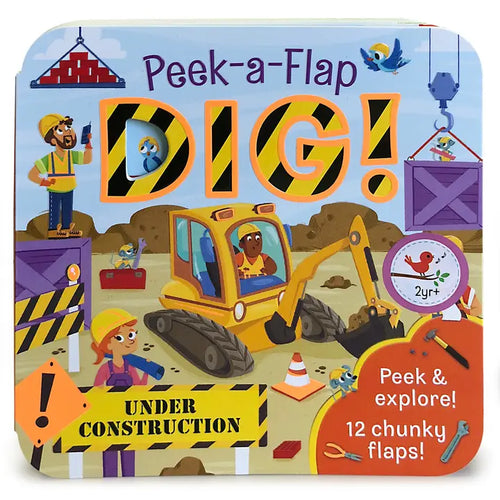 Dig: Construction Lift A Flap Book