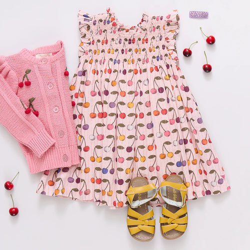 Pink Chicken Multi Cherry Dress