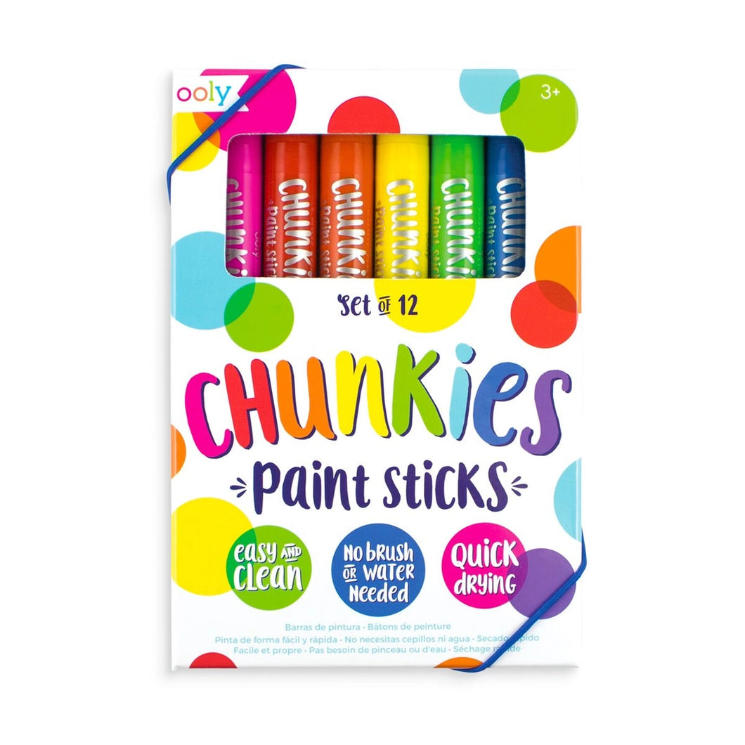 Ooly Chunkies Paint Sticks-Original Set of 12