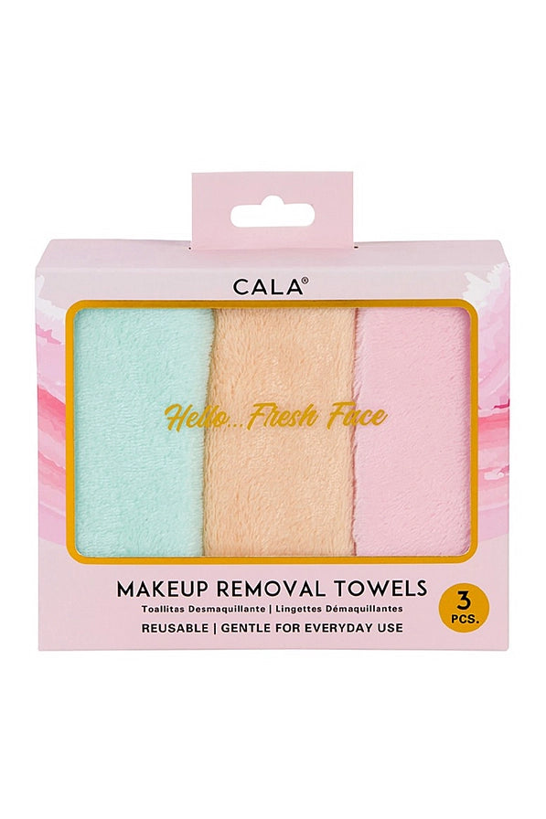 Cala 3 pc. Makeup Cleansing Facial Towels