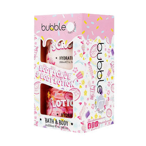 Bubble T Sweetea Body Scrub & Lotion Gift Set